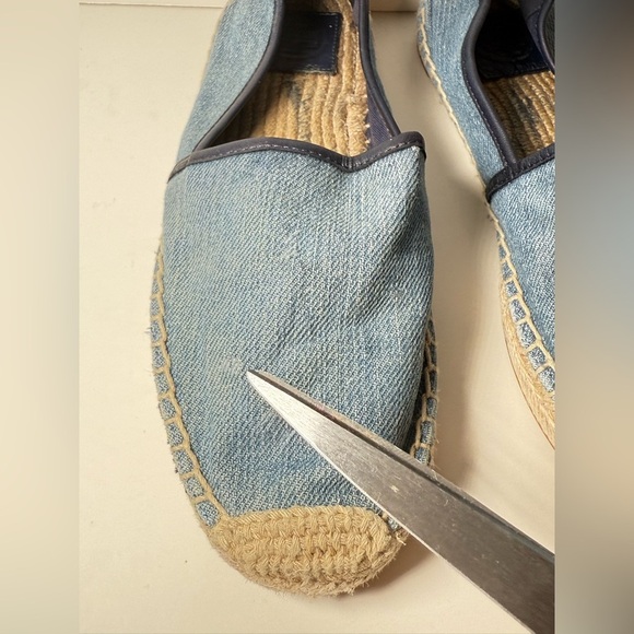 Tory Burch Denim Blue Loafers - Picture 6 of 10